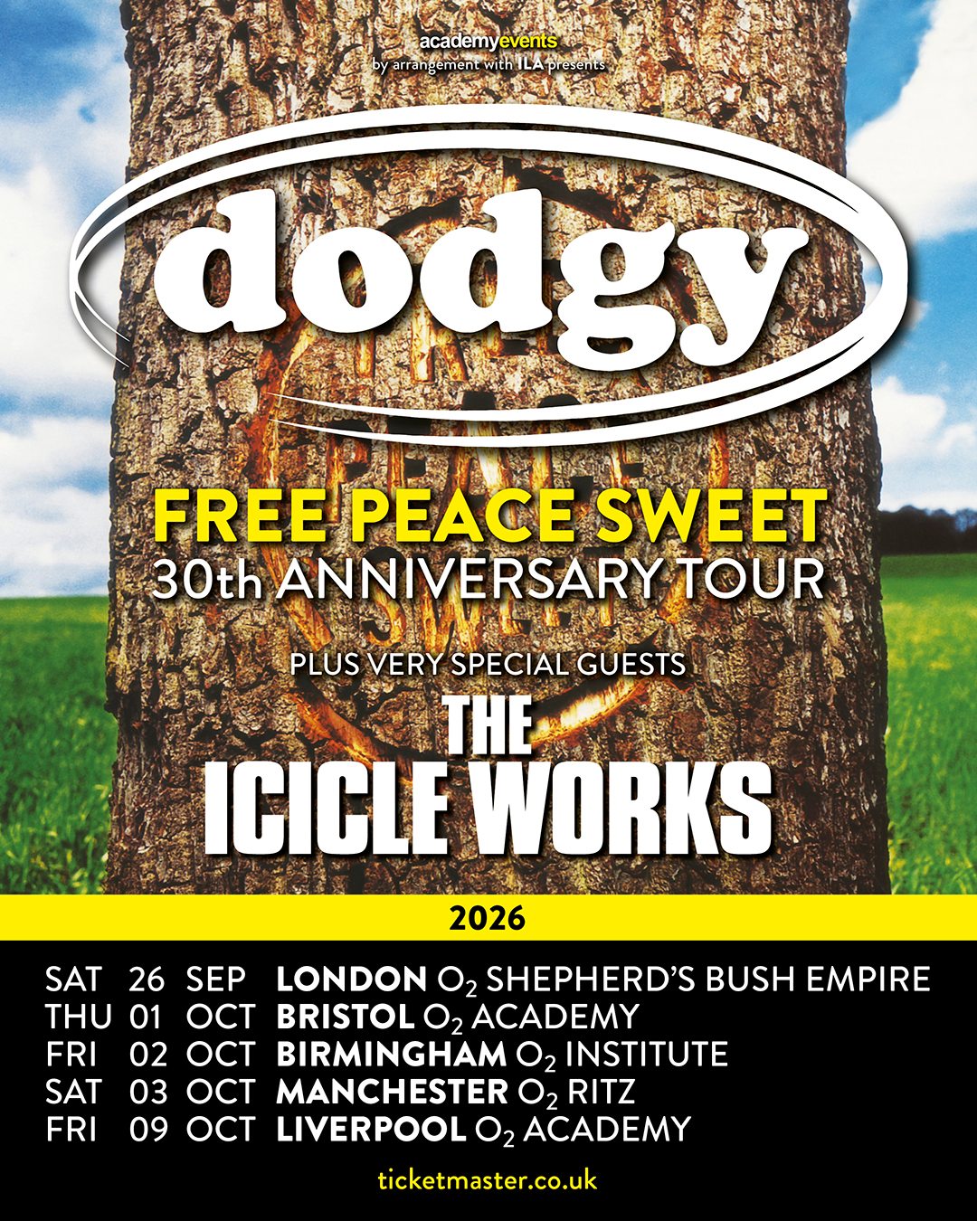 Featured image for “Icicle Works Autumn 2026 Dates Announced!”